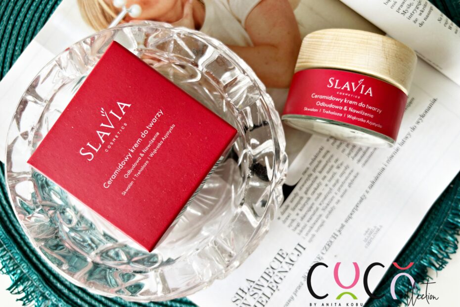 Ceramidowy krem do twarzy Slavia Cosmetics. COCO COLLECTION blog