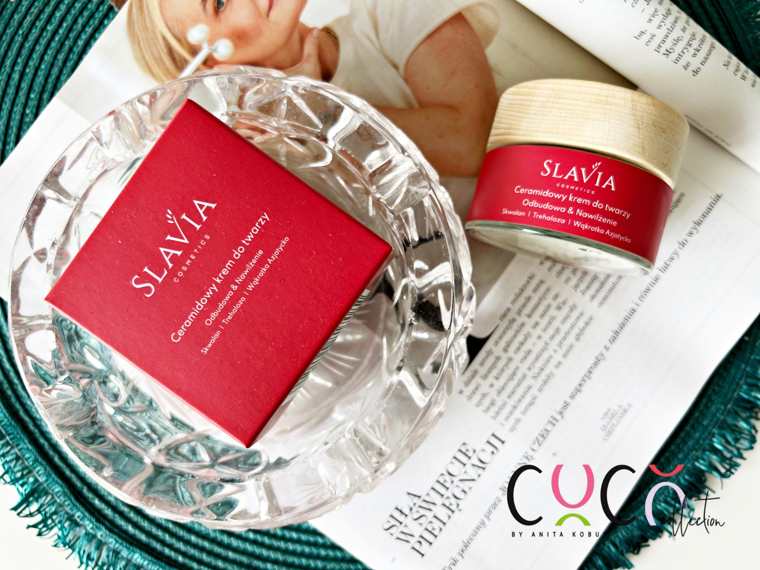 Ceramidowy krem do twarzy Slavia Cosmetics. COCO COLLECTION blog