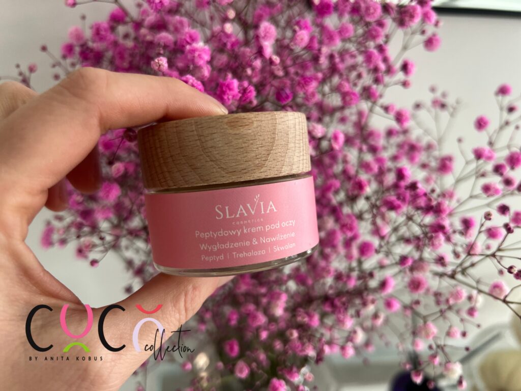 Krem peptydowy pod oczy SLAVIA COSMETICS 
COCO COLLECTION blog