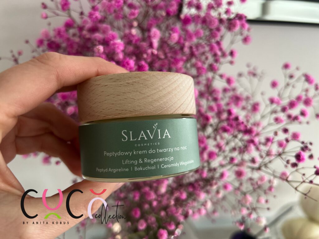 Krem peptydowy na noc SLAVIA COSMETICS 
COCO COLLECTION blog