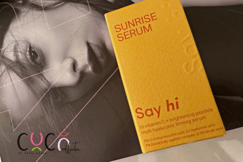 Say hi SUNRISE SERUM CoCo Collection blog